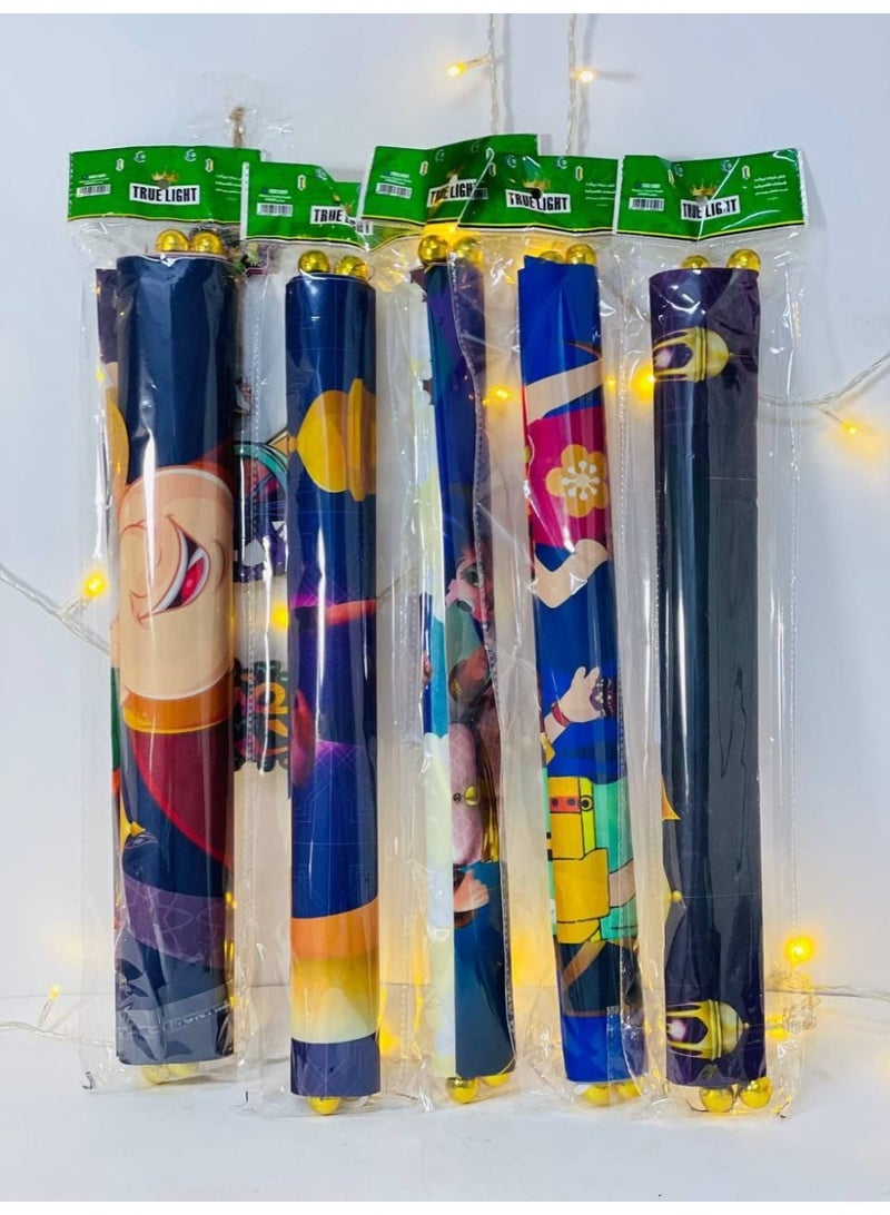 Ramadan banner hanging fabric badge with various Ramadan designs and colors. Size: 42*88 cm - Image 5